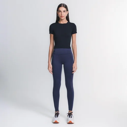 Blusa Cropped Manga Curta In Skin