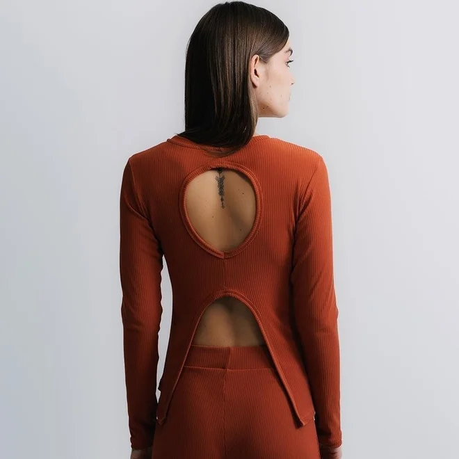 Blusa Manga Longa Air Loop