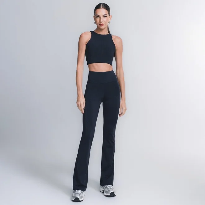 Calça Flare In Skin