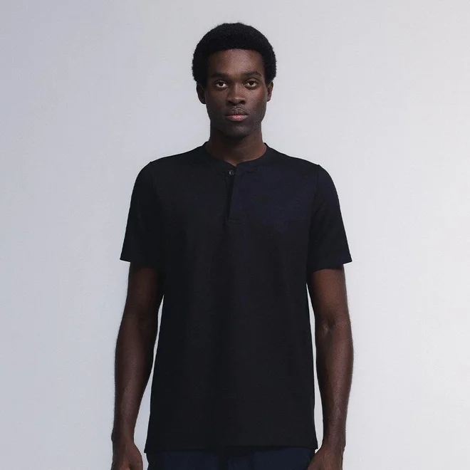 Camiseta Gola com Botões Game Changer